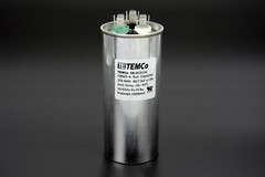 TEMCo 60/7.5 MFD uF Dual Run Capacitor 370 440 vac Volts 5 LOT AC Motor 60+7.5