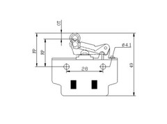 S800e Snap Action Limit Switch NO+NC Contacts IP40 Contact System IP00 Terminals