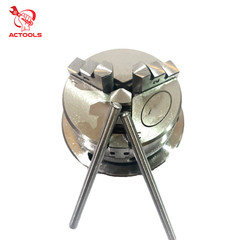 Rotary Table 4″ 100mm Horizontal And Vertical With 65 mm 3 Jaw Chuck Backplate