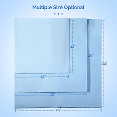 JMU CSR Autoclave Sterilization Wrap Sheets 12” 15” 18” 20” 24” Blue 60g
