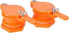 2PCS Food-Grade Nylon Honey Gate Valve for 5 Gallon Buckets – Leak-Proof Yellow