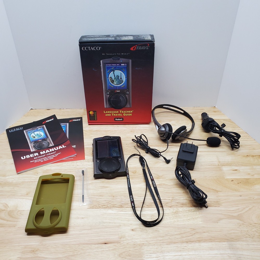 Ectaco itravl Electronic translator Language Teacher and Travel Guide – Italian