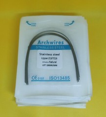 Dental Orthodontic Stainless Steel Rectangular Arch Wire Ovoid Natural Form