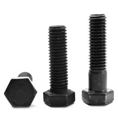 7/16″-20 x 2 3/4″ (PT) Fine Grade 5 Hex Cap Screw (Bolt) Black Oxide