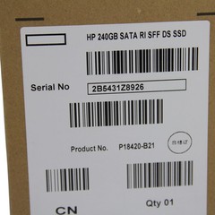 One HPE 240GB P18420-B21 P18481-001 SATA 6G RI 2.5″ SFF SC MV SSD NEW -US