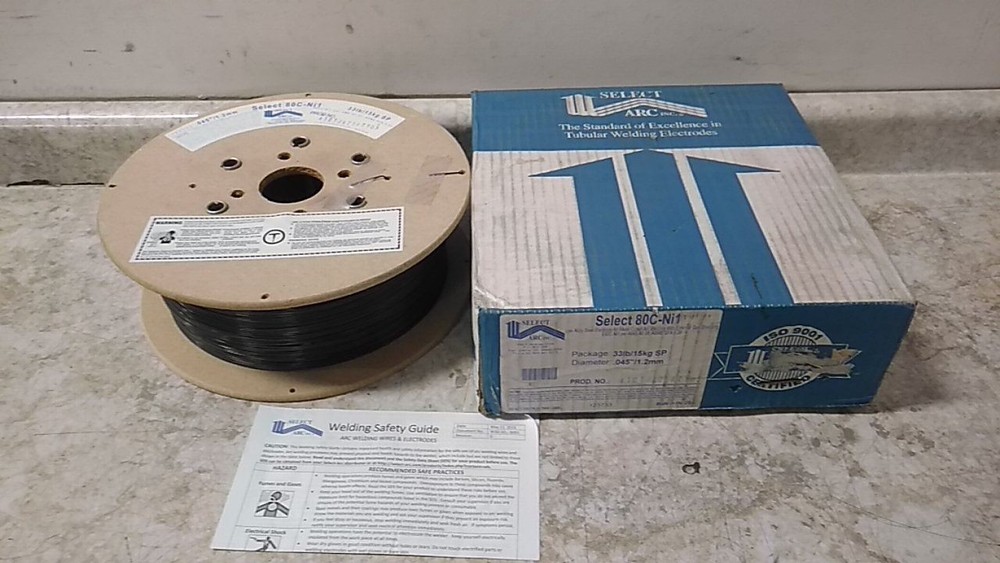 Select Arc 123733 0.045 In Wire Diameter 33 Lb Weight Low Alloy Steel Electrode