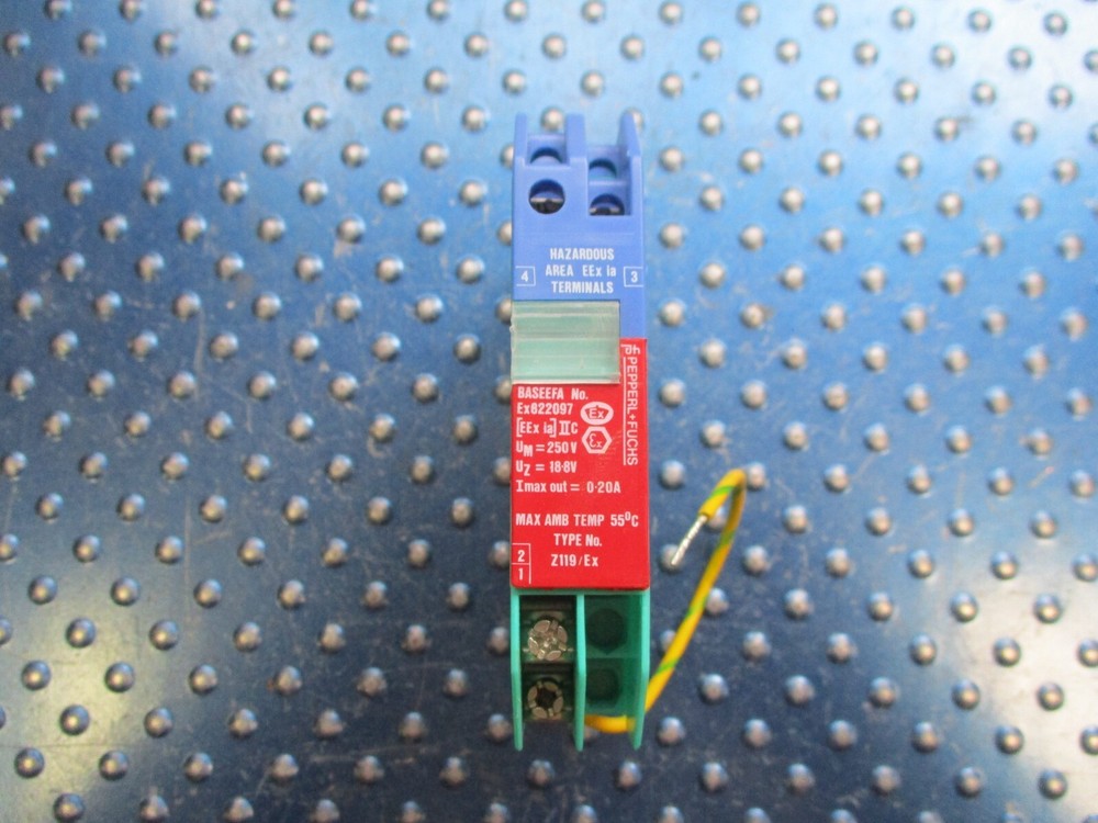 PEPPERL+FUCHS BARRIER MODULE 15V-100 OHMS Z119/EX