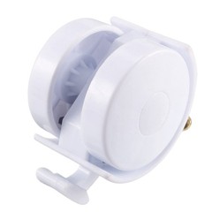 4pcs 1.5″ Swivel Caster Wheels Grip Neck Stem Caster White with Brake and Socket