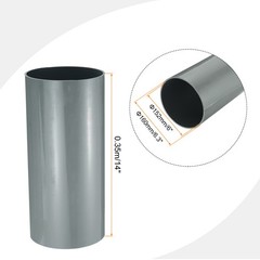 Rigid Round Pipe 152mm ID 160mm OD 35cm/14″ L Light Grey High Impact