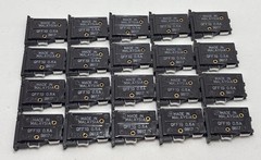 Lot of 20 QFF1G 0.5A Thermal Circuit Breakers Push Reset 0.5 Amp Panel Mount
