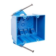 10-Pack 2-Gang New Work Electrical Outlet/Switch Box 32 Cu In ETL Double Gang