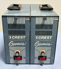 QTY 2 Crest Ultrasonics Genesis 25 KHz Tru-Sweep Ultrasonic Generator 2G-500-6