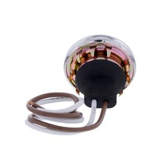 United Pacific 39995B 4 LED Rounded License Light, 1 ½” Diameter, Steel