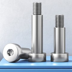 M2 M2.5 M3 M4 M5 M6 M8 Shoulder Bolt Screws A2 Stainless Steel Allen Socket Head