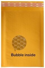 Yens® 100 #5 10.5×16 Kraft Bubble Padded Envelopes Mailers Inner 10.5 X 15