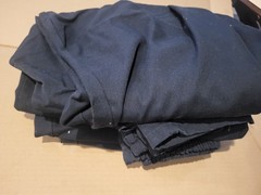 4 Pair XL waist 30 Inseam Baggy Black Chef Pants