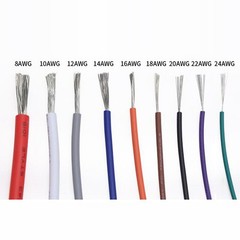 UL1015 PVC Electronic Cable 8~24AWG Flexible Stranded Hook-up Wire Tinned Copper