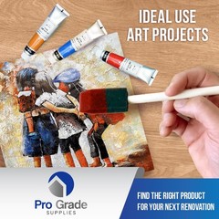 Pro Grade – Foam Brushes – 1 Inch 48 Piece Foam Brush Set
