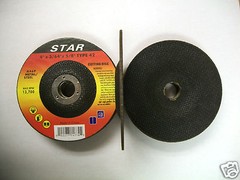 4″ X 3/64″ X 5/8″ Type 42 Metal Cut Off Wheels Depressed Center, Star, 10pc