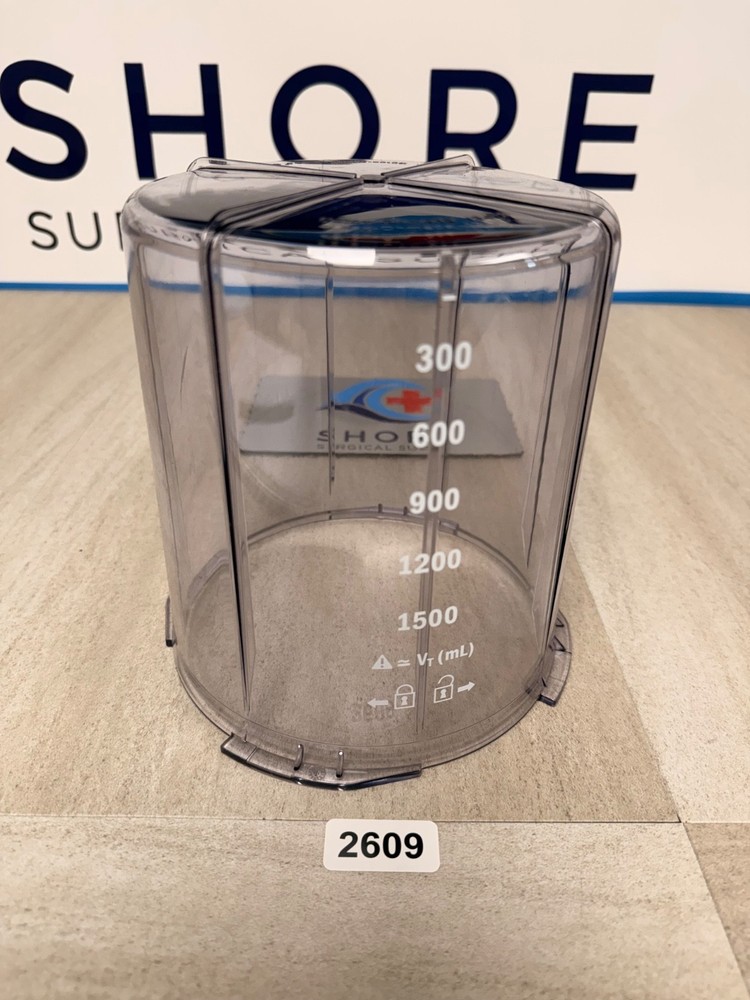 Datex-Ohmeda 134°C Housing Adult Bellows Chamber Medical Component, Autoclavable
