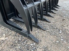 84” Root Rake Clam Grapple with Skid Steer Quick Connect