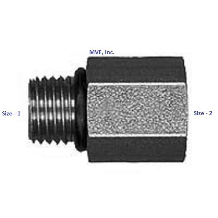 1/2″ Male SAE ORB x 1/2″ Female NPTF Straight Adapter Hydraulic 6405-08-08