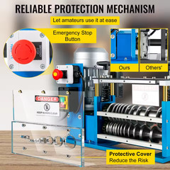 370W Automatic Wire Stripping Machine Cable Peeler 1.5-38mm Copper Recycle Tool