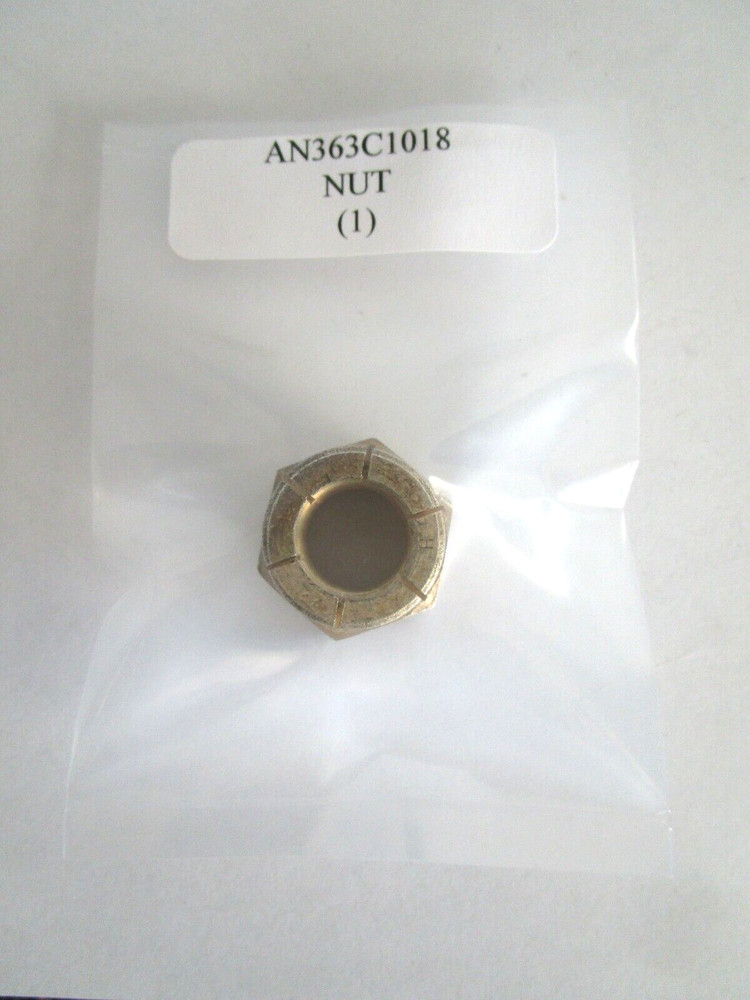 AN363C1018 Hex Nut 5/8-18 Self-Locking Plated – NOS