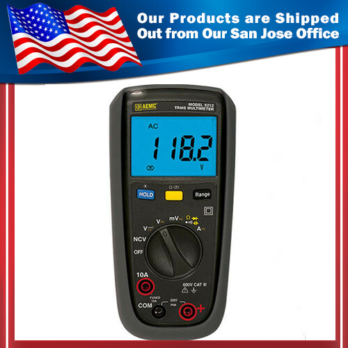 AEMC 5212 (2154.07) Digital Multimeter, TRMS, 4000-cts
