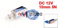 JF-0530B DC12V 10mm 5N Push Type Open Frame Actuator Solenoid Electromagnet✦Kd