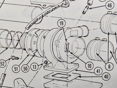 M&W Gear T-54 Turbocharger for Ford 5600 6600 Installation & Parts Manual 3476