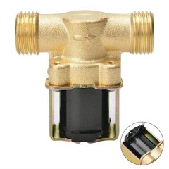 DC12V 1/2 Inch Brass Electric Solenoid Valve Normally Closed For Water 0.8Mpa