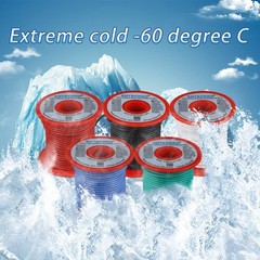 18 Gauge Silicone Wire Kit Red Black White Blue and Green Each 100ft 18 AWG Stra