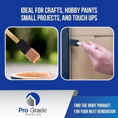 Pro Grade – Foam Brushes – 1 Inch 48 Piece Foam Brush Set