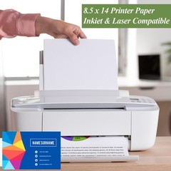 8.5″ x 14″ Blank Print Paper – 50Sheets/100Pages 1-Pack(8.5″ x 14″), White