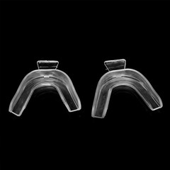 2Pcs Dental Moldable Teeth Whitening Trays Thermaforming Mouth Gel Bleaching Kit