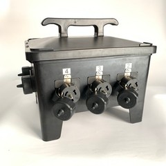 400A 3 Phase CAMLOCK Power Stations Distro Box with 50 Amp Outlets