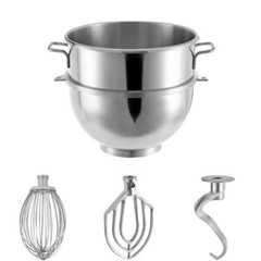 Fits Hobart H600 P660 60 Qt Mixer Mixing Bowl Dough Hook Wire Whip Flat Beater