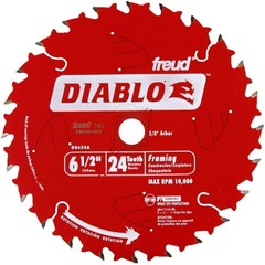 Diablo D0624A 6-1/2″ x 24-Teeth Framing Saw Blade for Wood