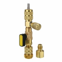 HVAC Tool AC Schrader Valve Core Remover Dual Size 5/16″&1/4″ Port Installer