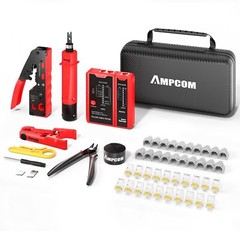 Ethernet Crimping Tool Kit 10in1 Pass Through Rj45/rj11 Network Tool Kit With Rj