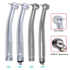 Yabangbang Dental High Speed (LED E-generator) Handpiece 4/2-Holes Push Turbine