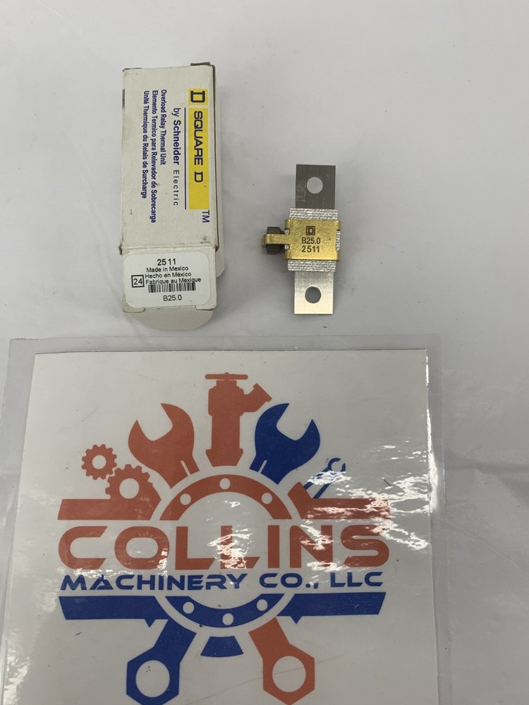 Square D B25.0 25111-02500 Thermal Overload Relay Heater Element 14.1-19.2FLA