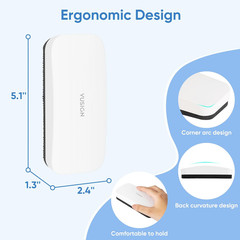 VUSIGN Magnetic Dry Erase White Board Eraser- 2 Pack, Glass Whiteboard Eraser fo