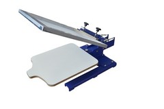 Tilting One Color Screen Printing Machine w/Adjust Pallet 18×22”Screen Printer