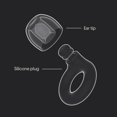 Loop Quiet 2 Ear Plugs – Ultra-Comfy Reusable Noise-Reducing Earplugs for Sle…