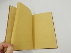 Natural Paper Leaves Cover w/Recycled Paper Notebook/Scrapbook w/Fish Indonesia