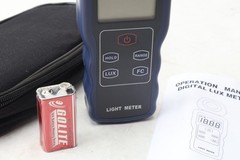 Dr.meter Digital LED Lux Meter LX1332B with Manual and Case