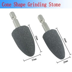 Luo ke 6 Pcs Rotary Grinding Stone, 1/4” Hex Shank Abrasive 6 millimeters