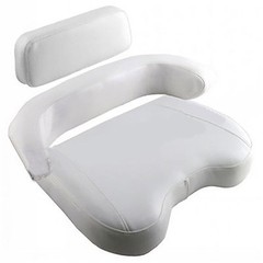 SD243509 White Vinyl Cushion Set (3 pc.) Fits Allis Chalmers 180 185 190 190XT